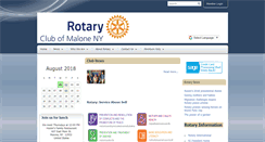 Desktop Screenshot of malonerotary.org